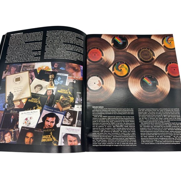 Neil Diamond 1986 Concert Tour Program Booklet Souvenir 13.5" x 10.75" Vintage - Picture 5 of 9